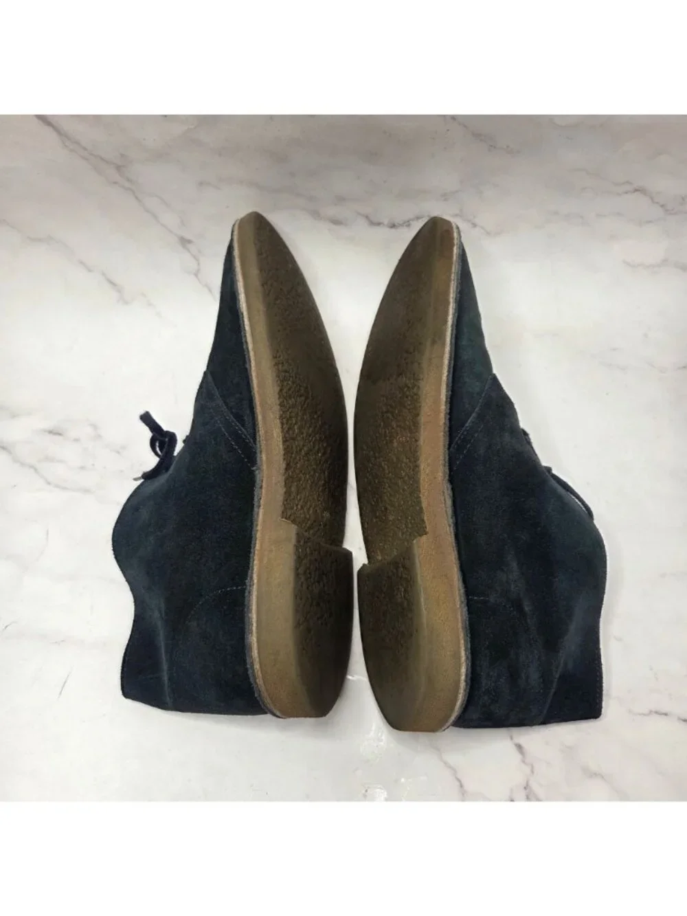 J. Crew Navy Blue Suede Leather McAlister Chukka Boots Men's 12